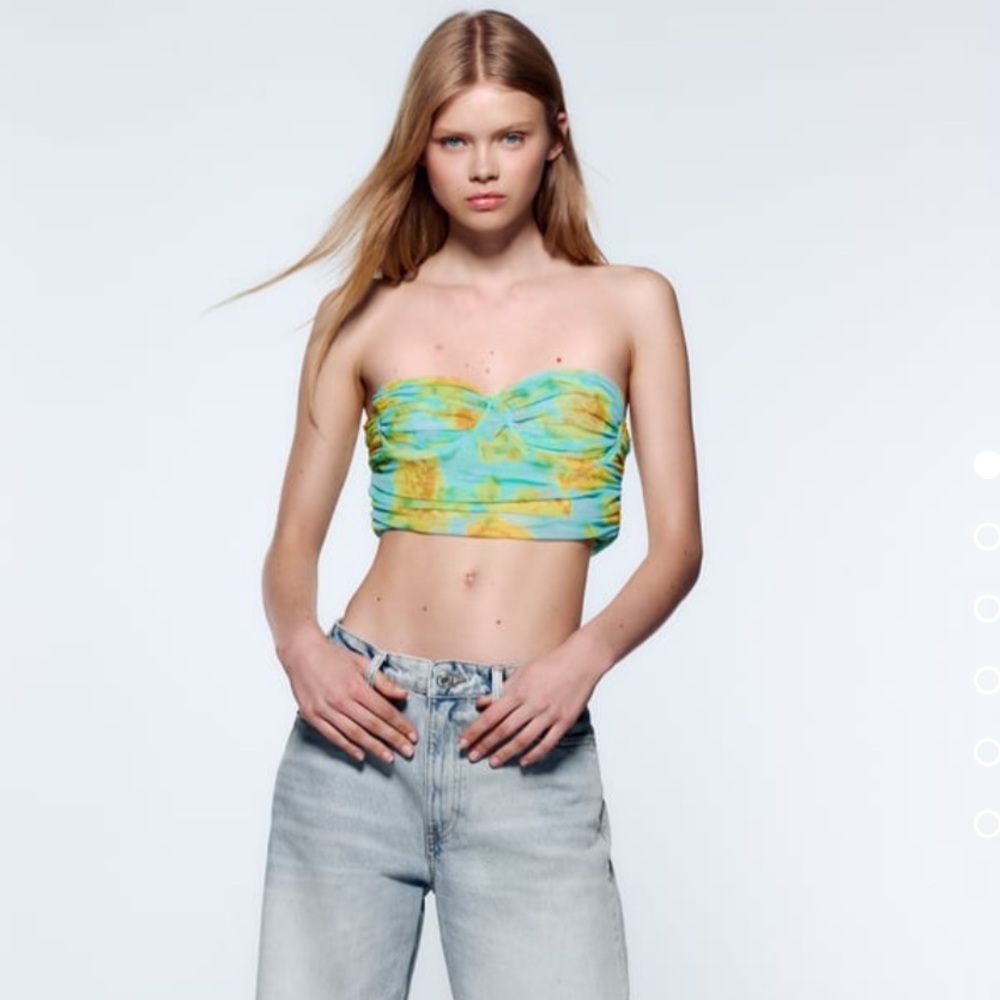Tulle Corset Top Zara